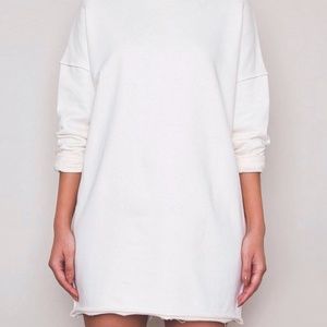 White/ivory sweater dress